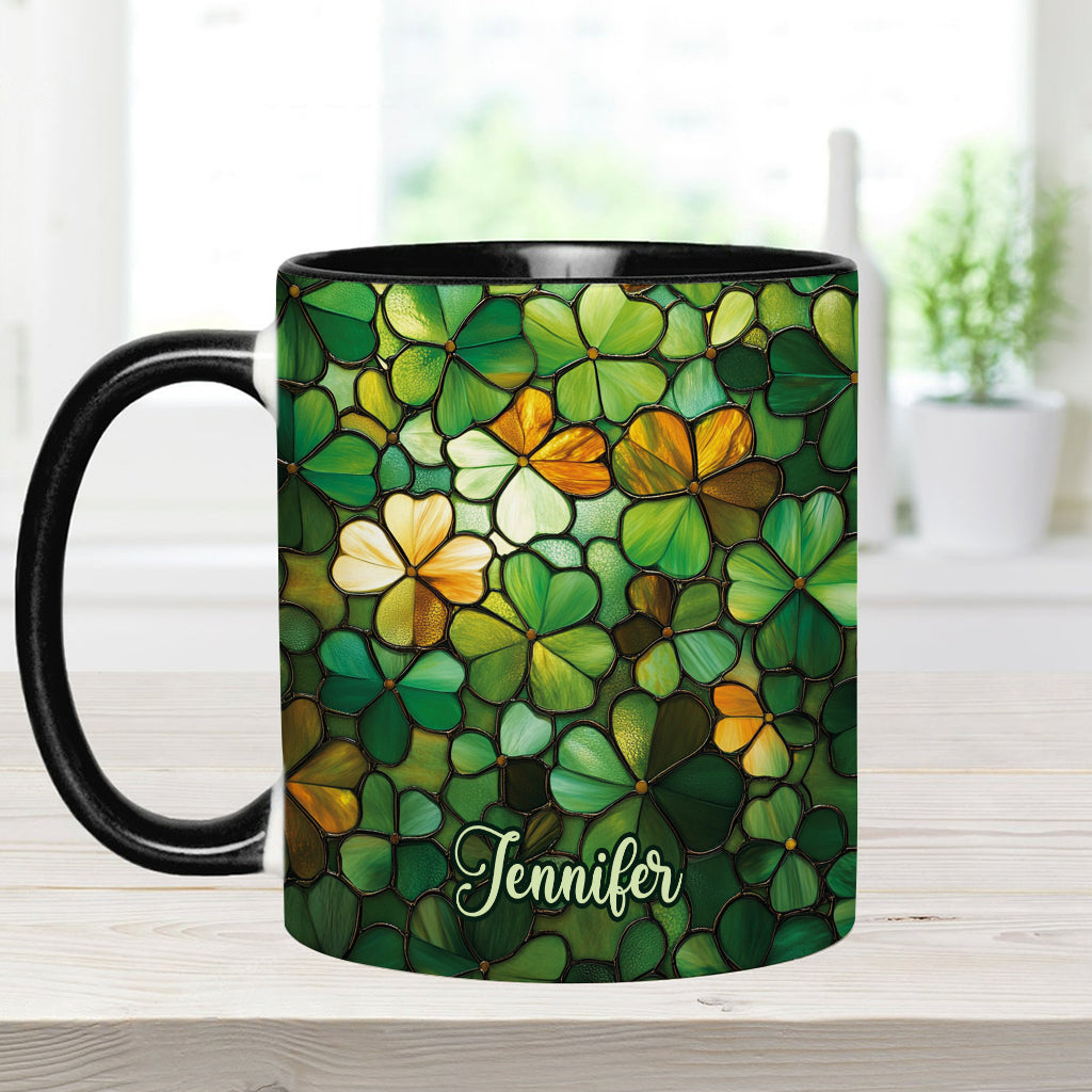 Proud Irish - Personalized Saint Patrick's Day Accent Mug