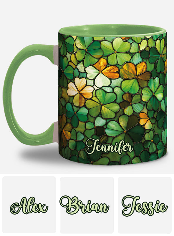 Proud Irish - Personalized Saint Patrick's Day Accent Mug