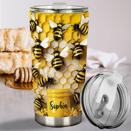 Stunning Bee - Personalized Gardening Tumbler