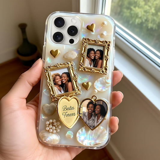 Our Memories - Personalized Bestie Clear Phone Case