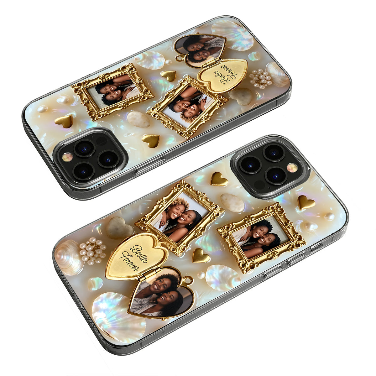 Our Memories - Personalized Bestie Clear Phone Case