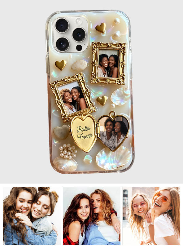 Our Memories - Personalized Bestie Clear Phone Case