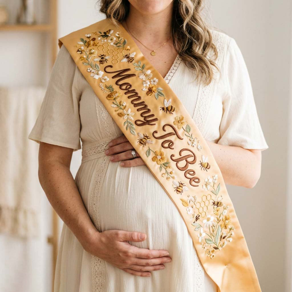 Mommy/Daddy/Granny... To Bee - Personalized Pregnancy Decorative Sash/ Ribbon