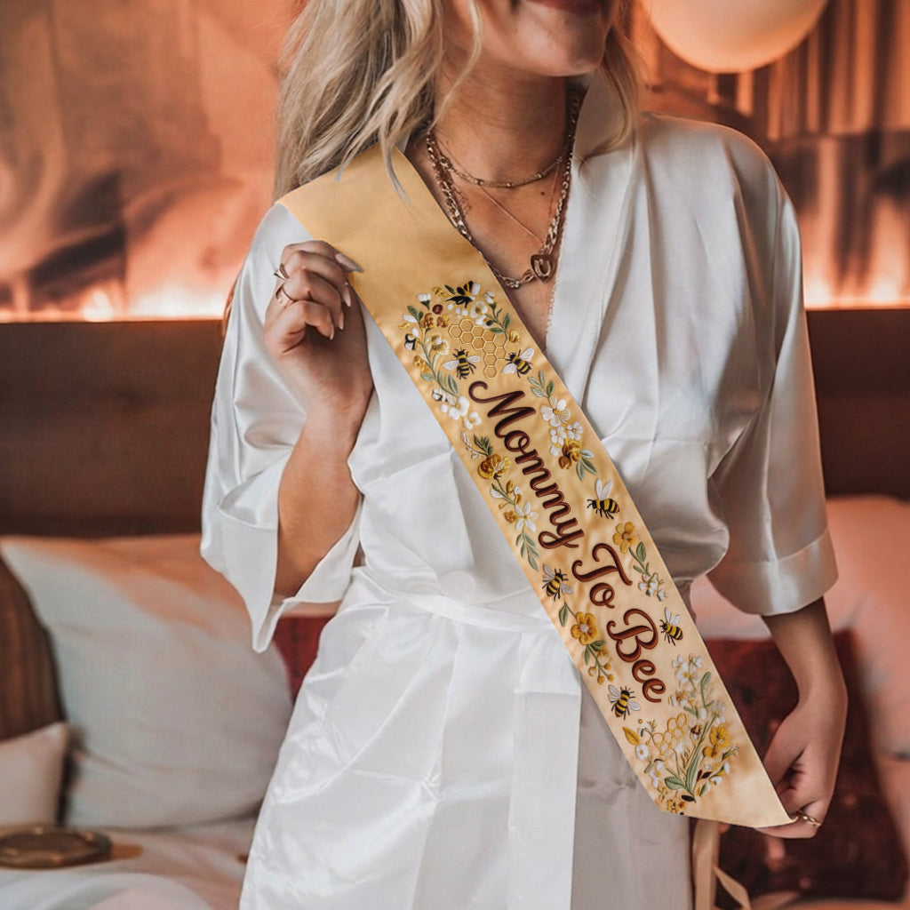 Mommy/Daddy/Granny... To Bee - Personalized Pregnancy Decorative Sash/ Ribbon