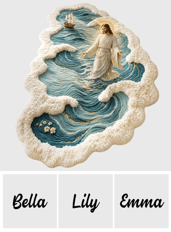 Believe - Personalized Christian Shaped Fleece Blanket