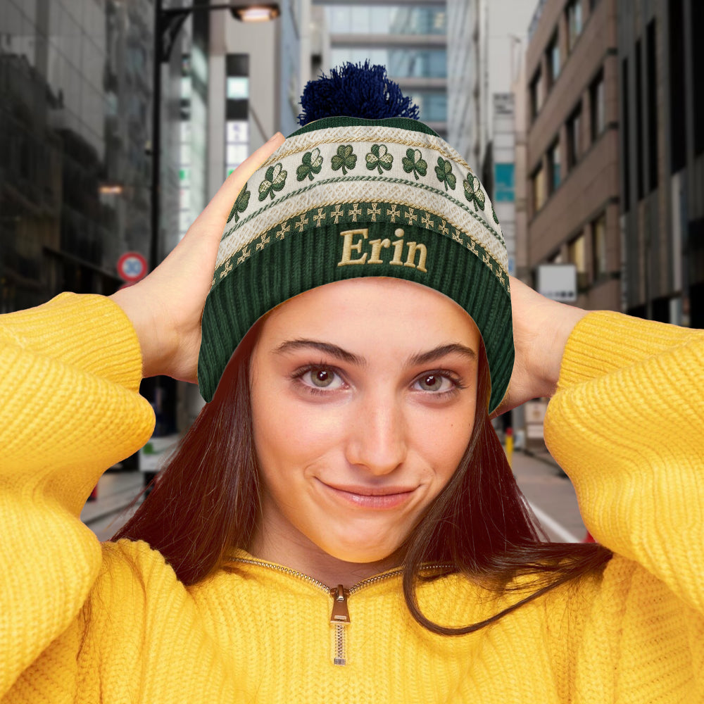 St Patrick's Day - Personalized Irish Beanie Hat