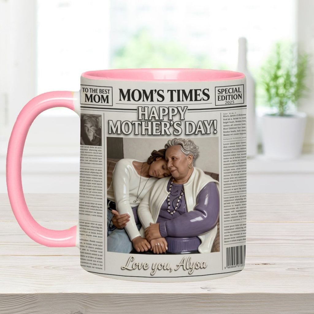 The Mother's Times - Personalized Mother Accent Mug