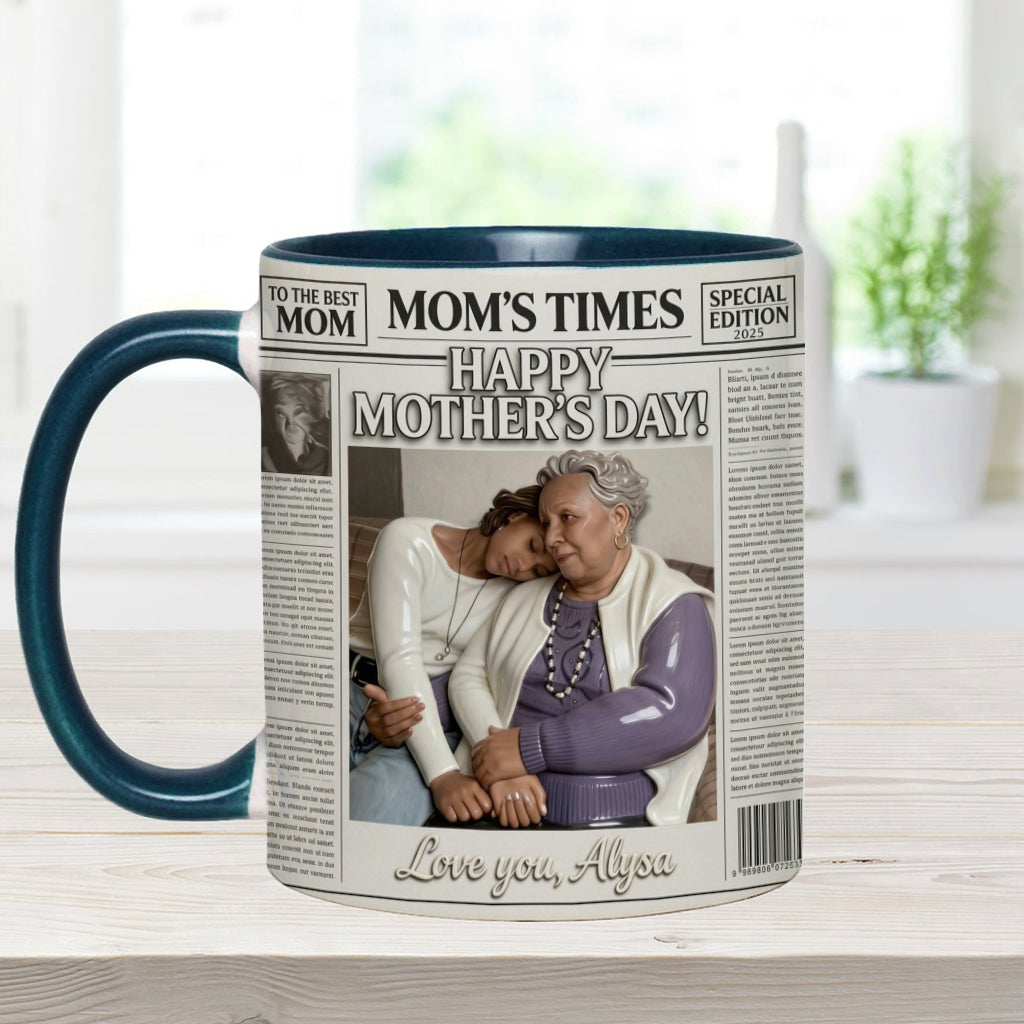 The Mother's Times - Personalized Mother Accent Mug