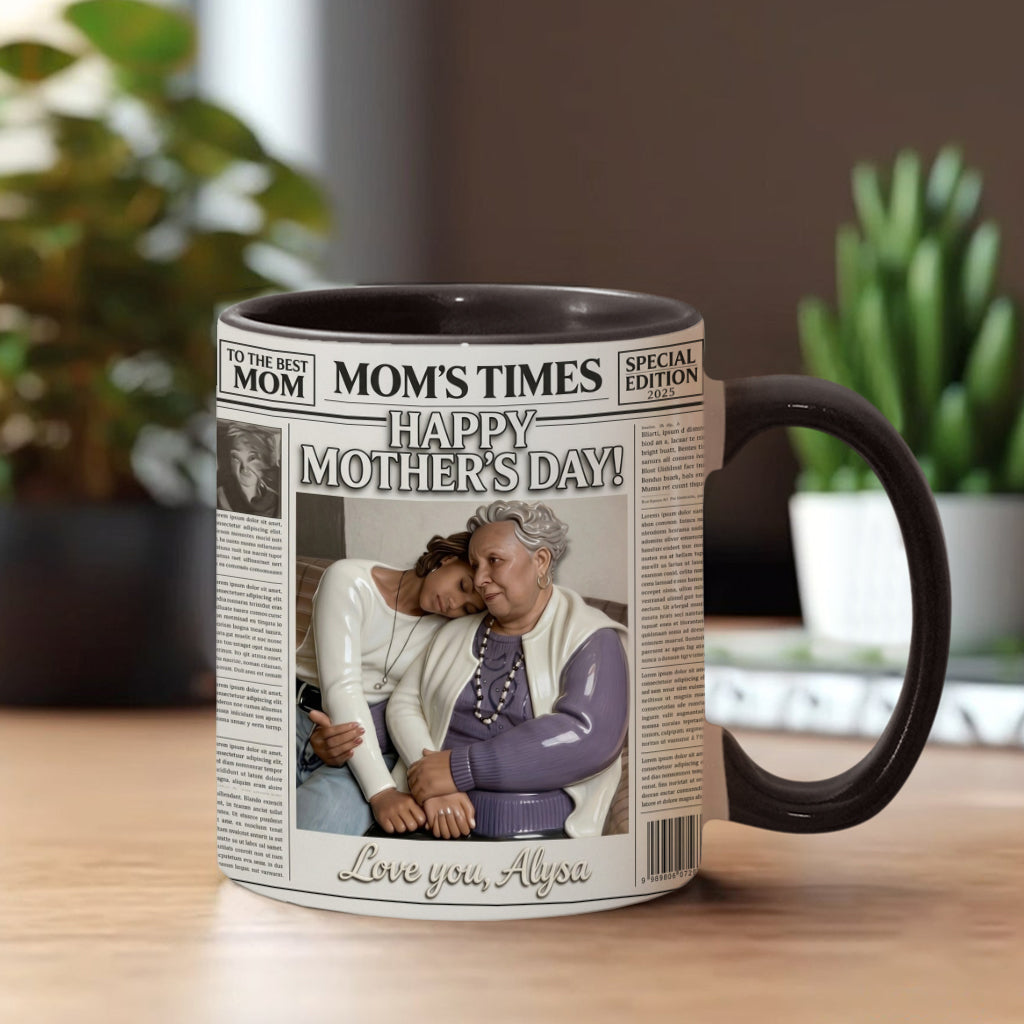The Mother's Times - Personalized Mother Accent Mug