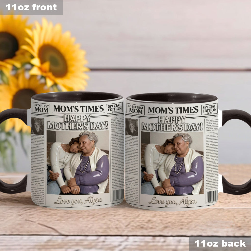The Mother's Times - Personalized Mother Accent Mug