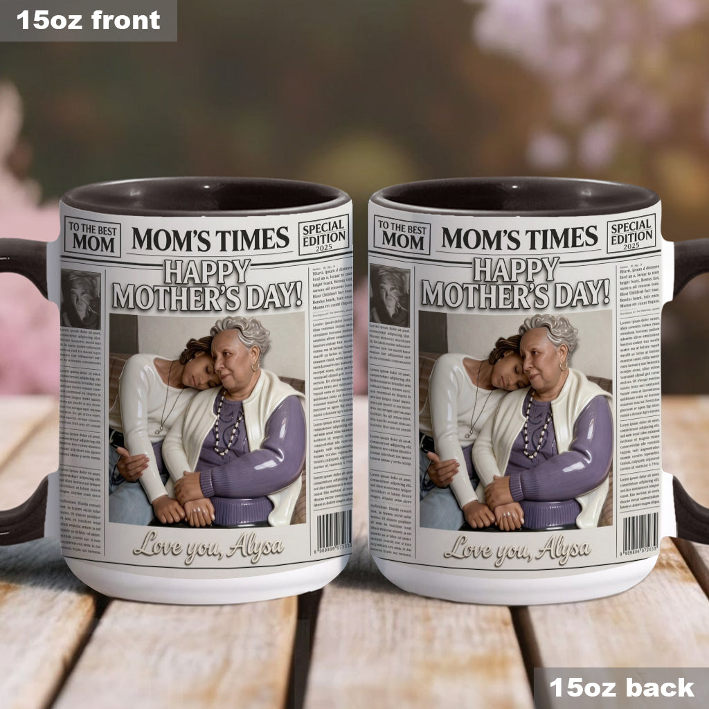 The Mother's Times - Personalized Mother Accent Mug