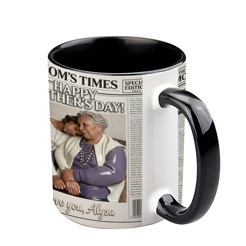 The Mother's Times - Personalized Mother Accent Mug