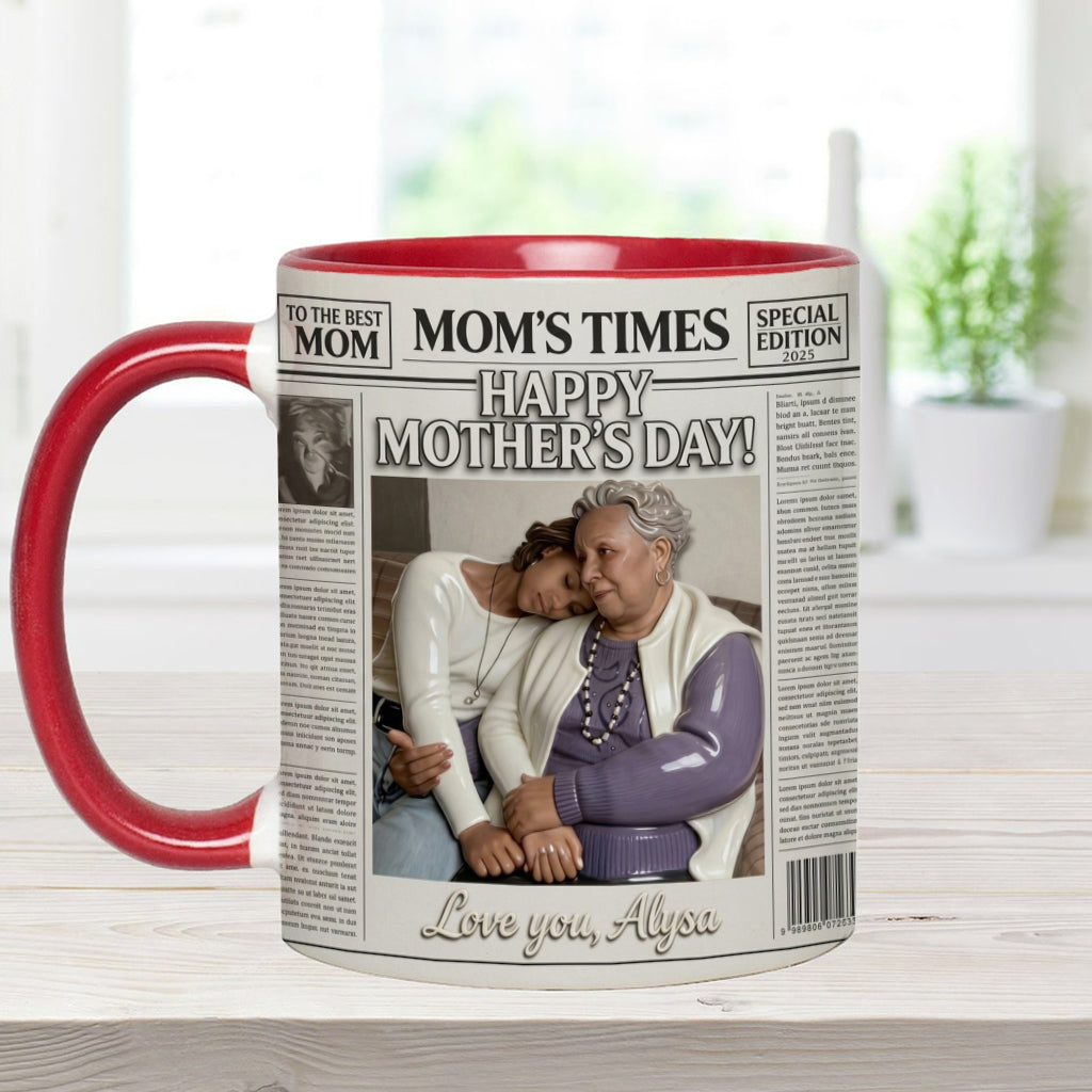 The Mother's Times - Personalized Mother Accent Mug