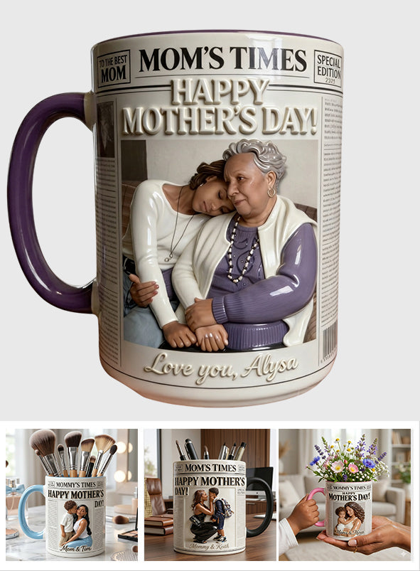 The Mother's Times - Personalized Mother Accent Mug