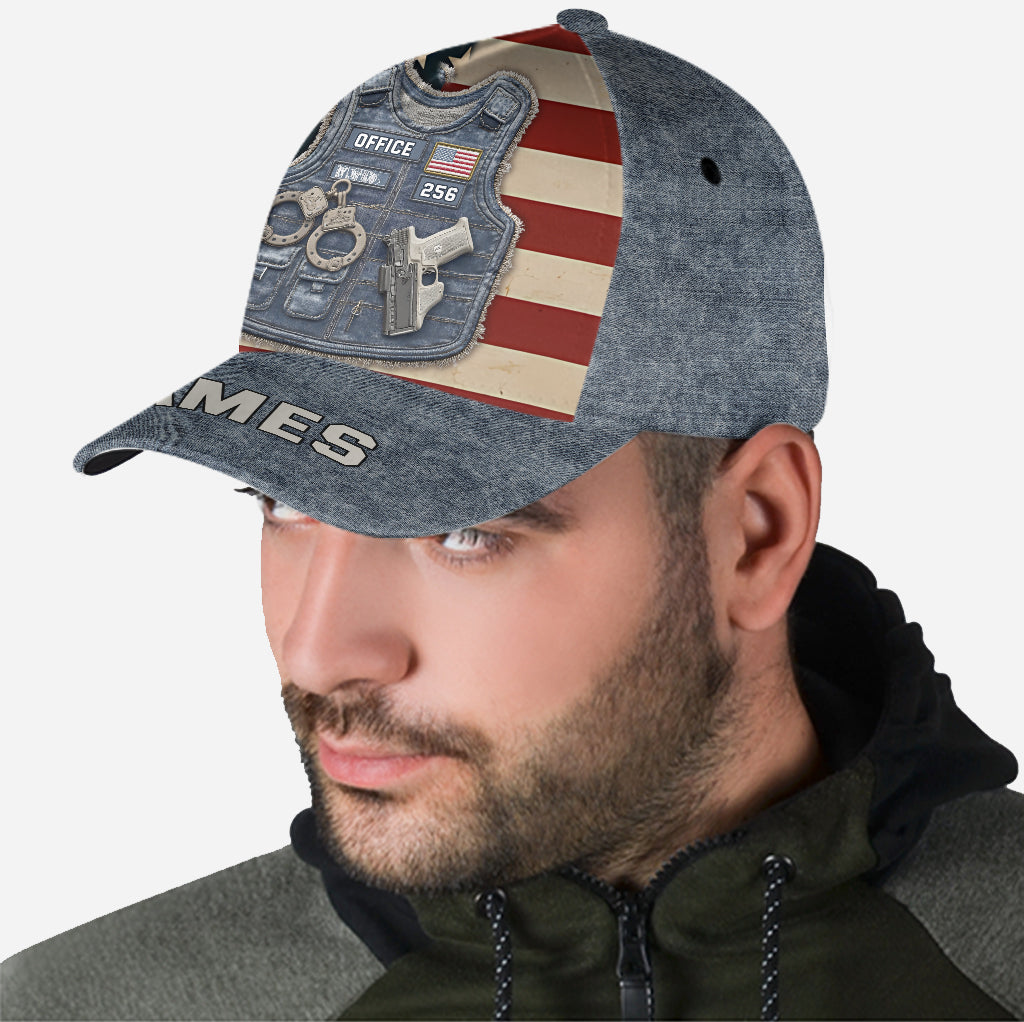 Serve And Protect - Personalized Police Officer Classic Cap