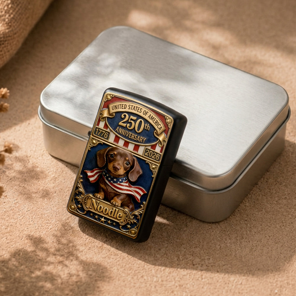 USA 250th Anniversary - Personalized Dog Lighter