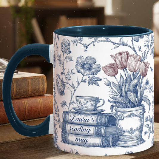 Reading Mug - Personalized Book Accent Mug
