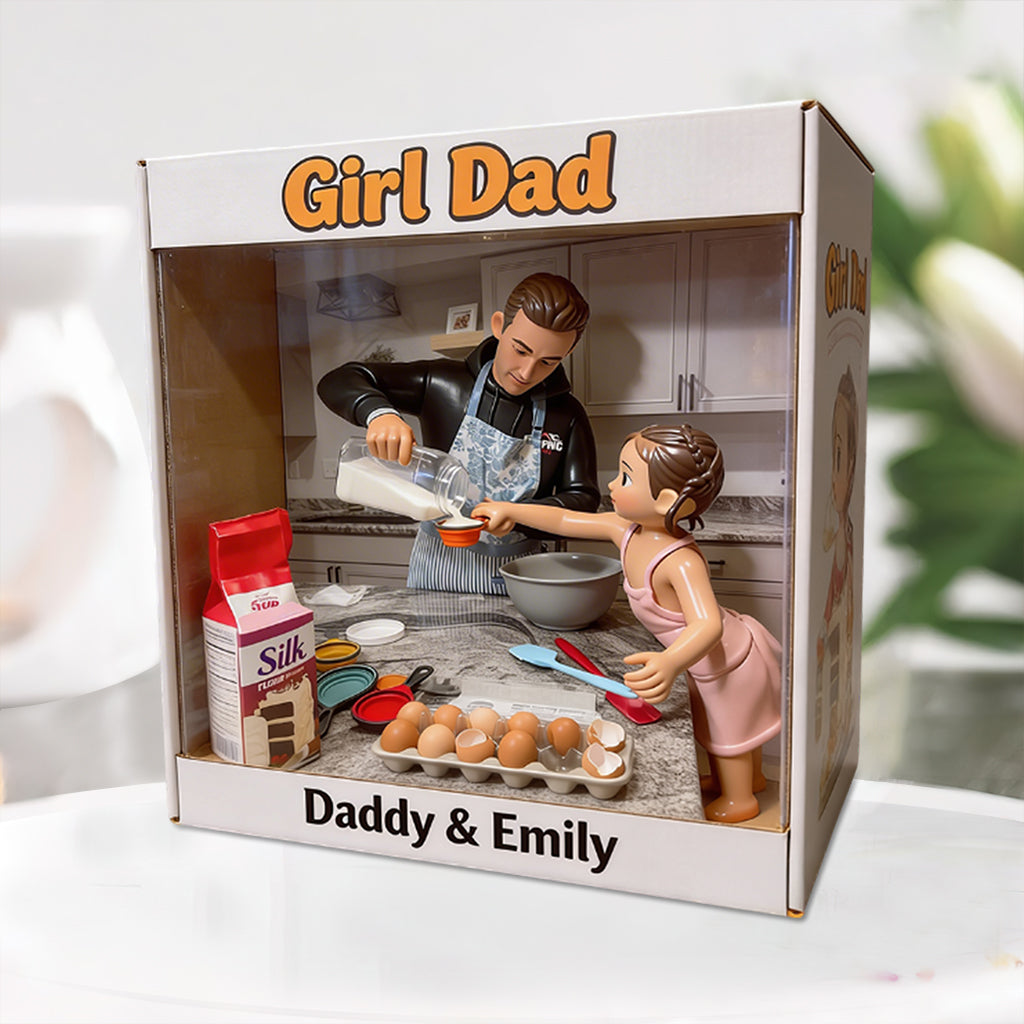 Unique Father's Day Gift, Custom From Any Photo - Personalized Father Custom Shaped Acrylic Plaque