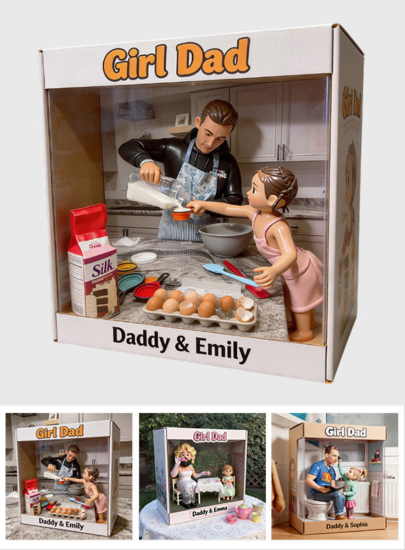 Unique Father's Day Gift, Custom From Any Photo - Personalized Father Custom Shaped Acrylic Plaque