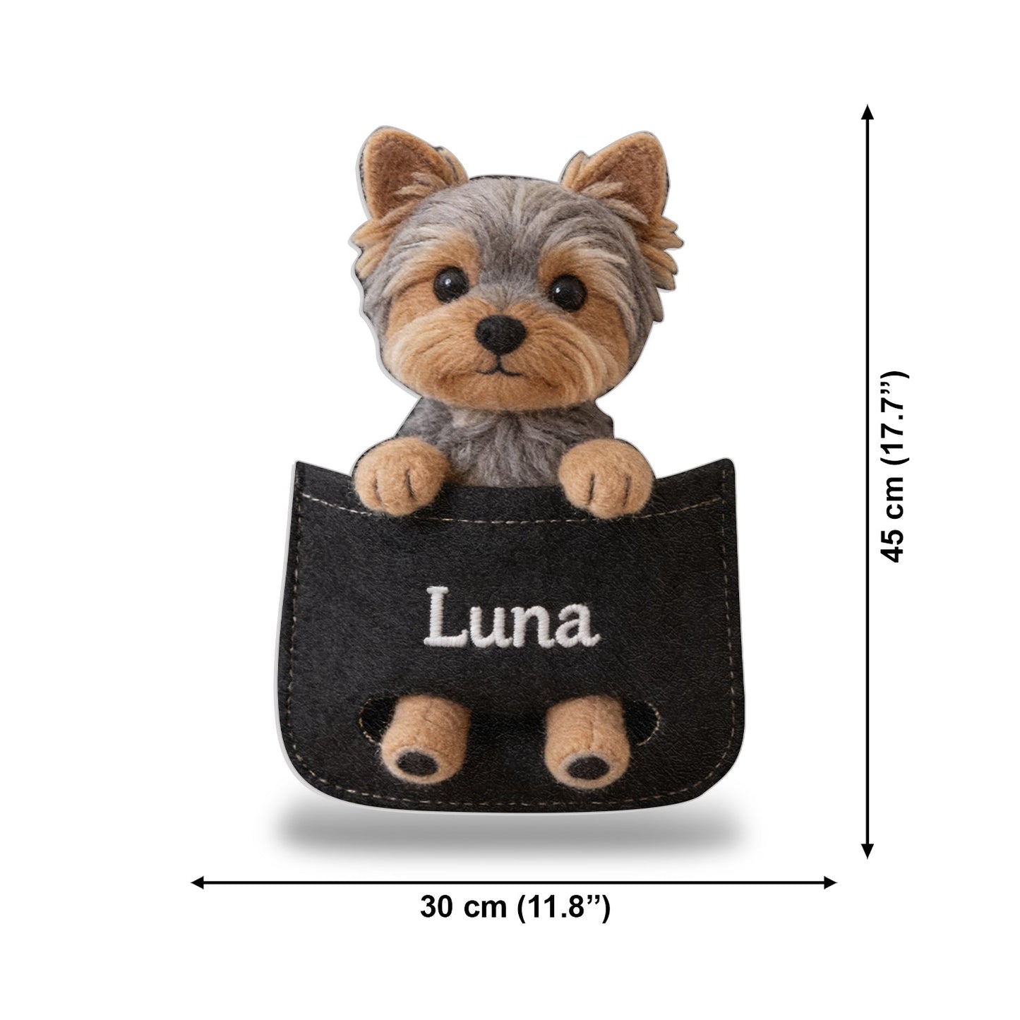 Perfect Companion - Personalized Dog Changeable Leather Patch Backpack