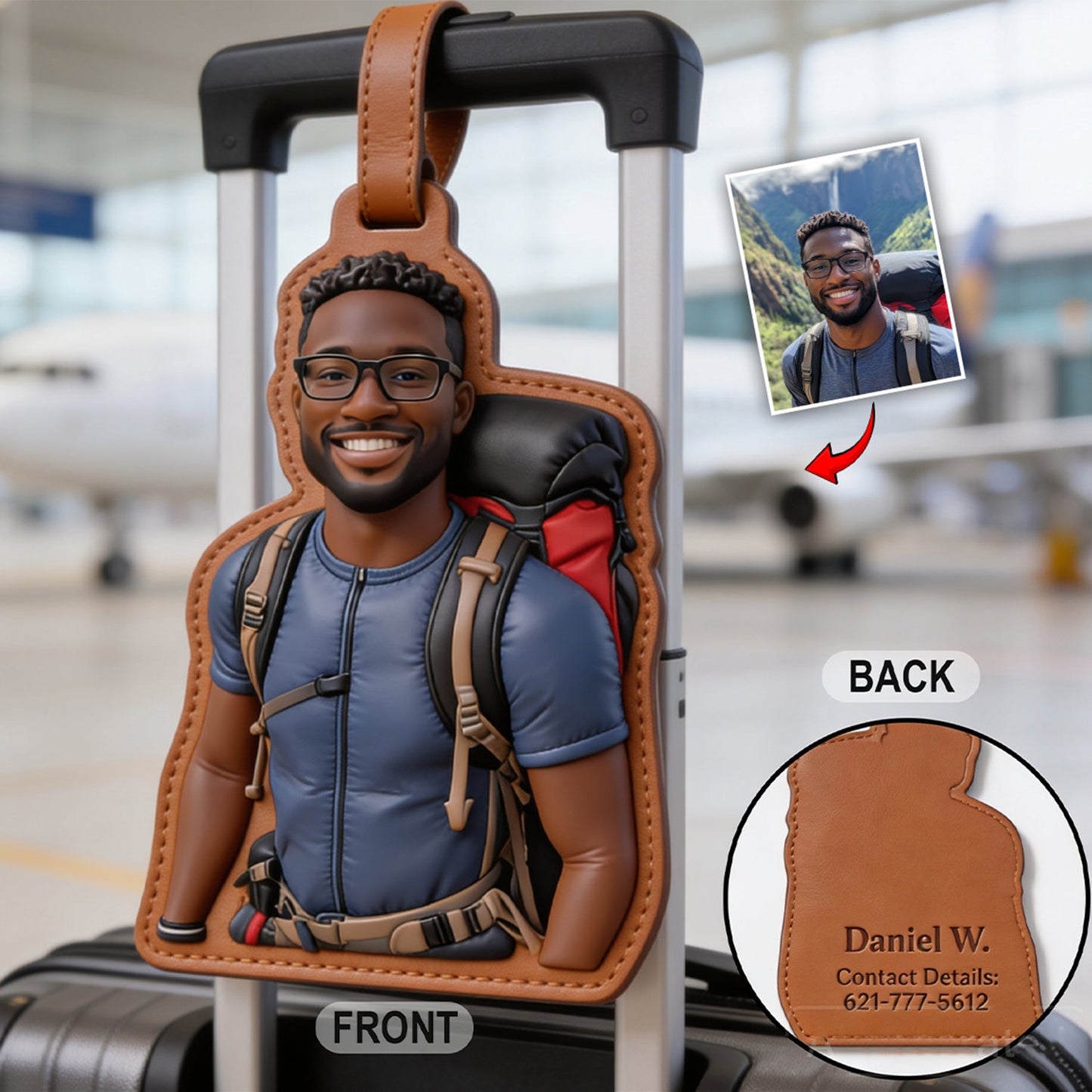 Ready To Go - Personalized Travelling Passport Holder & Luggage Tag Set
