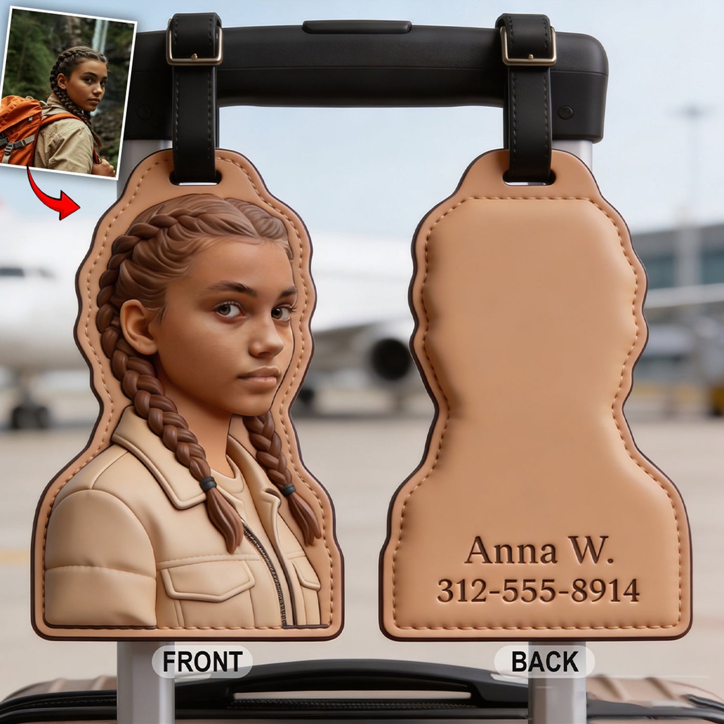 Ready To Go - Personalized Travelling Passport Holder & Luggage Tag Set