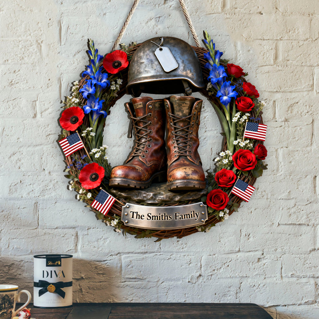 Remember & Honor - Personalized Custom Shaped Wood Sign