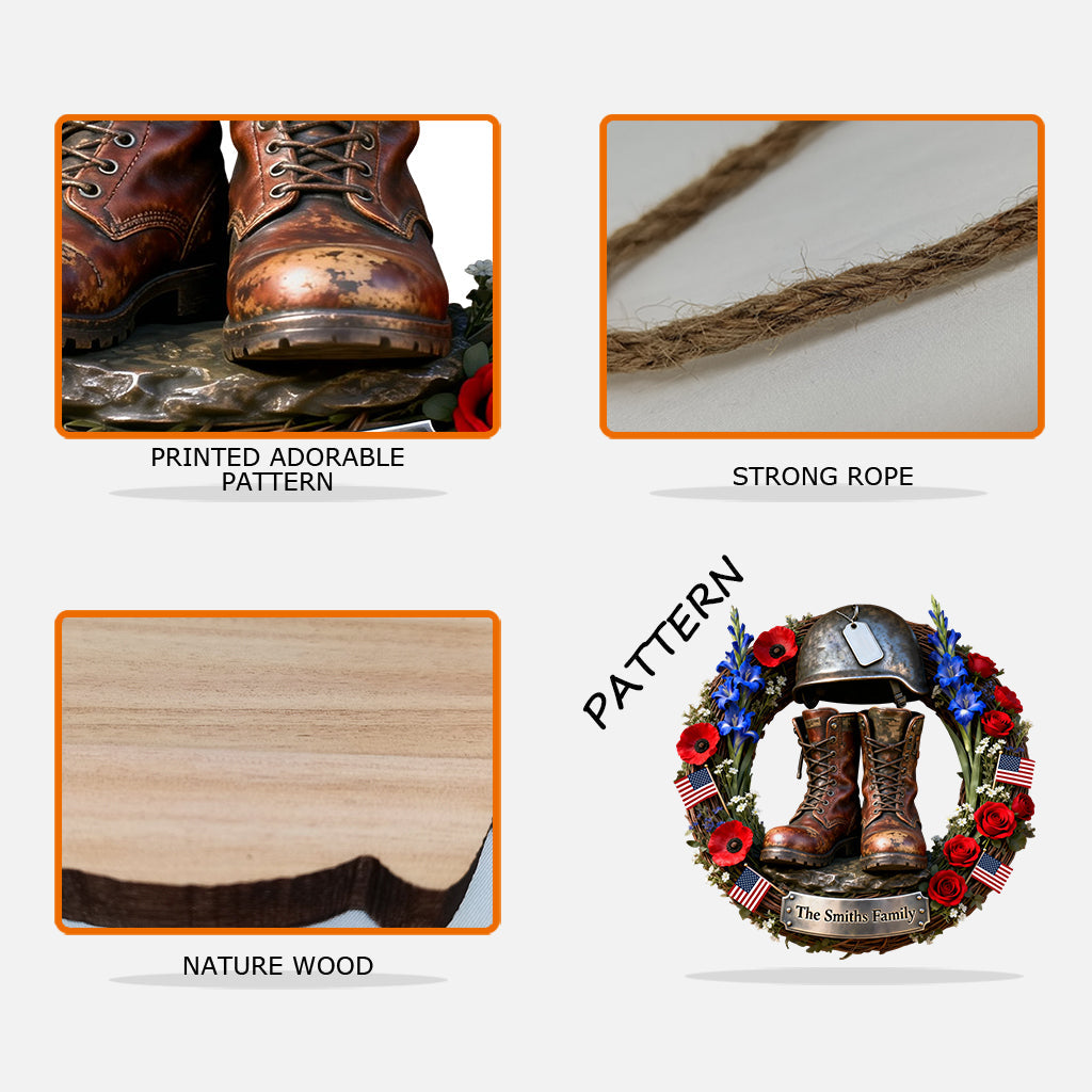 Remember & Honor - Personalized Custom Shaped Wood Sign