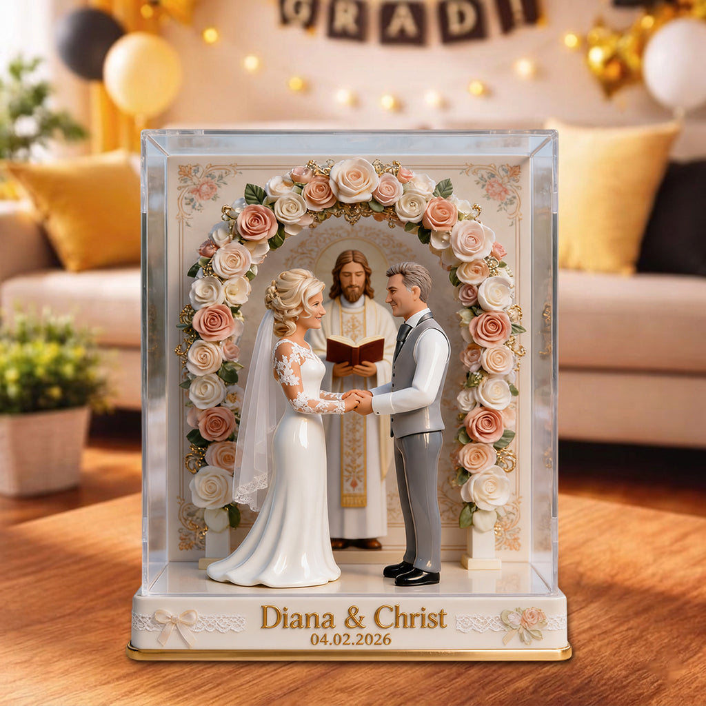 Our Wedding - Personalized Couple Acrylic Display Box