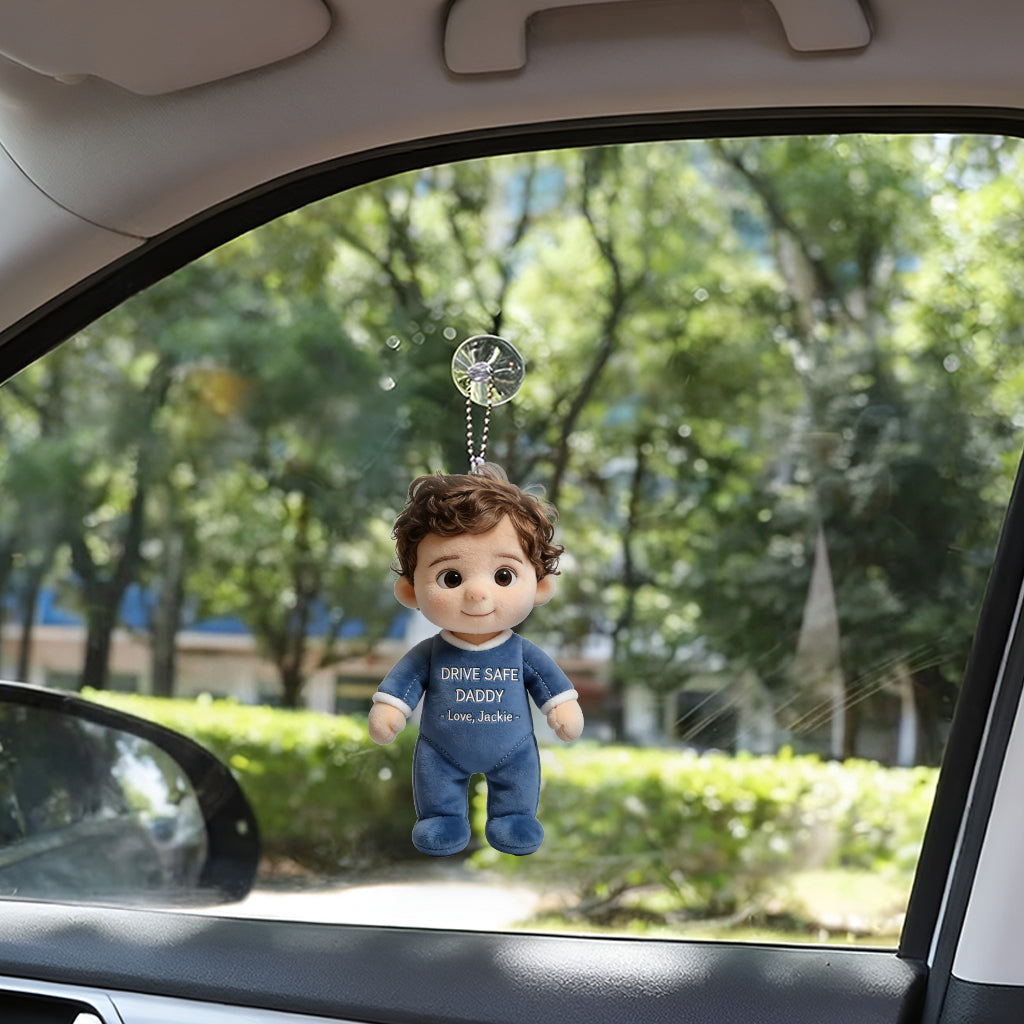 Perfect Father's Day Gift - Personalized Father Plush Keychain