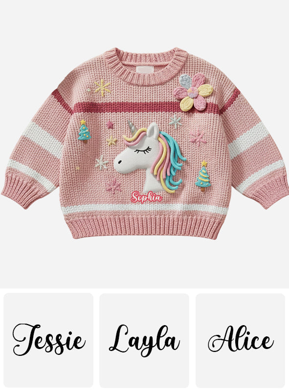Perfect Sweater For Kids - Personalized Kid Ugly Sweater