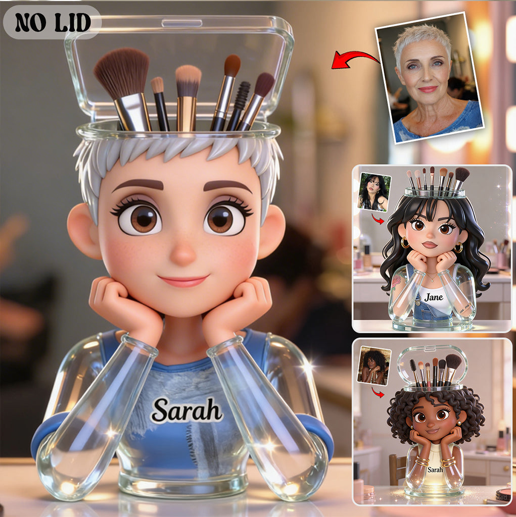 Makeup Artist - Personalized Makeup Acrylic Pot