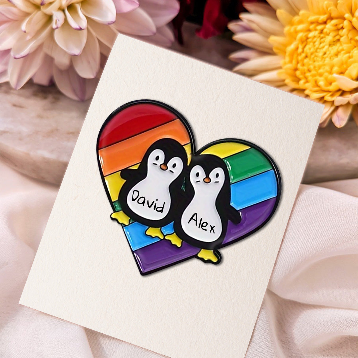 Love Is Love - Personalized LGBT Support Pin