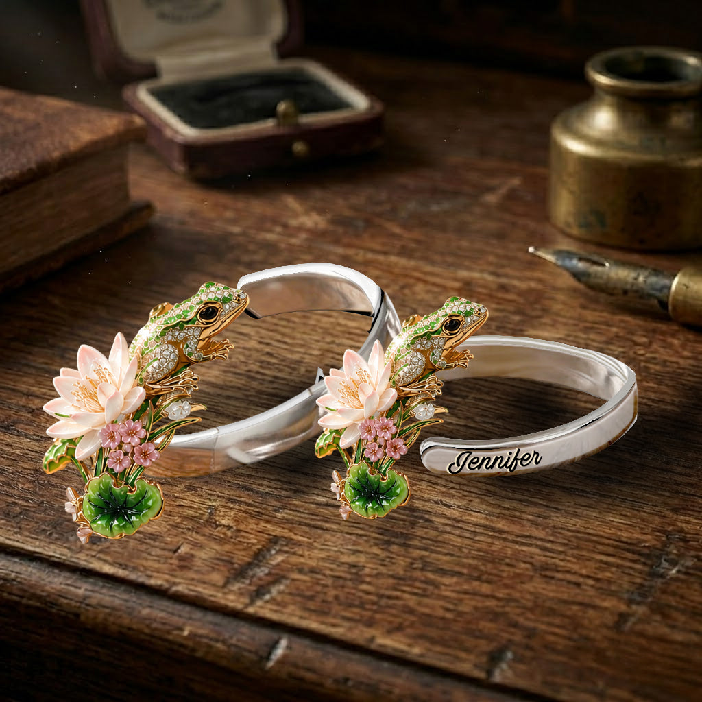 Love Frog - Personalized Frog Adjustable Shaped Ring