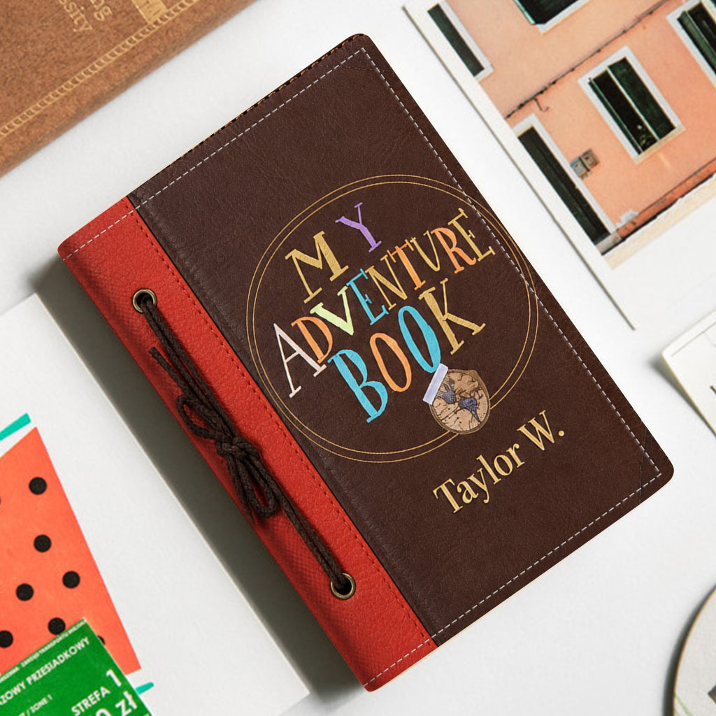 My Adventure Book - Personalized Up Movie Couple Passport Holder & Luggage Tag Set