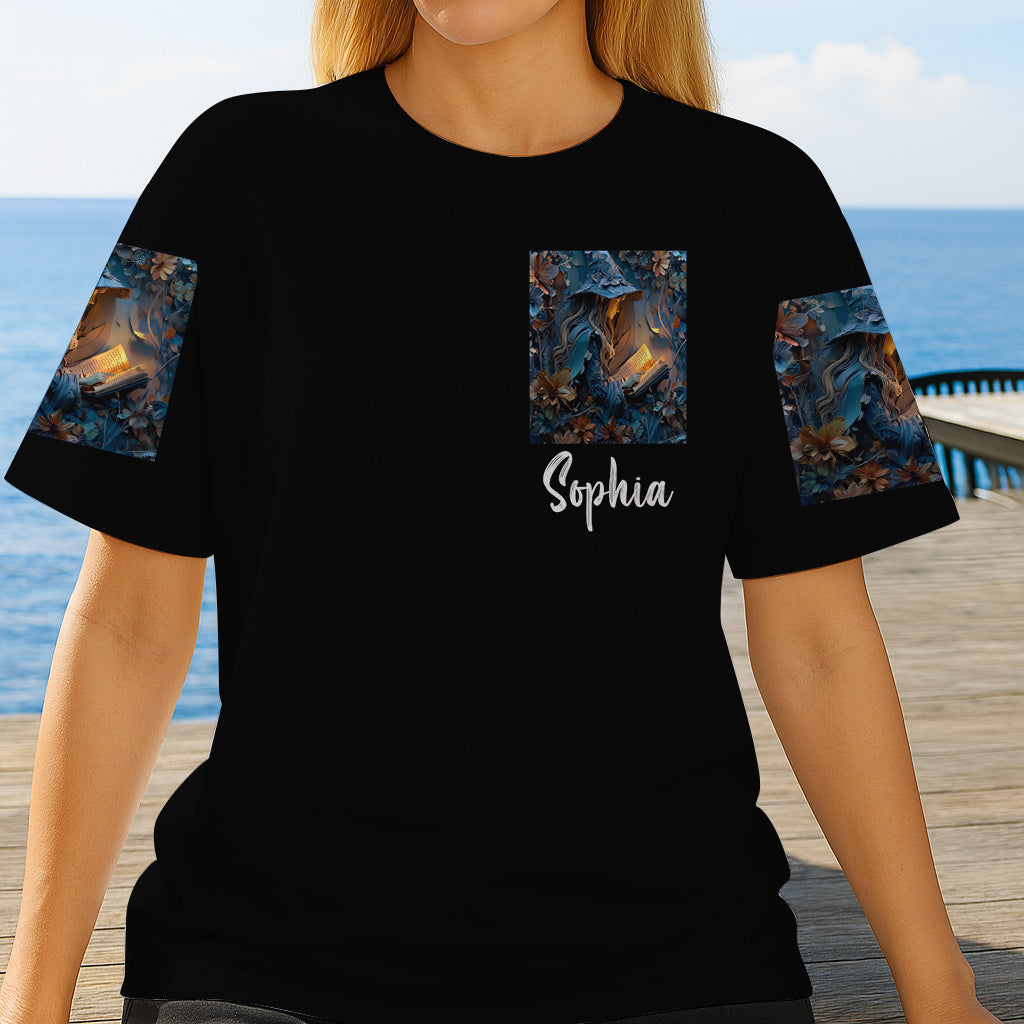 Purple Witch - Personalized Witch All Over Shirt