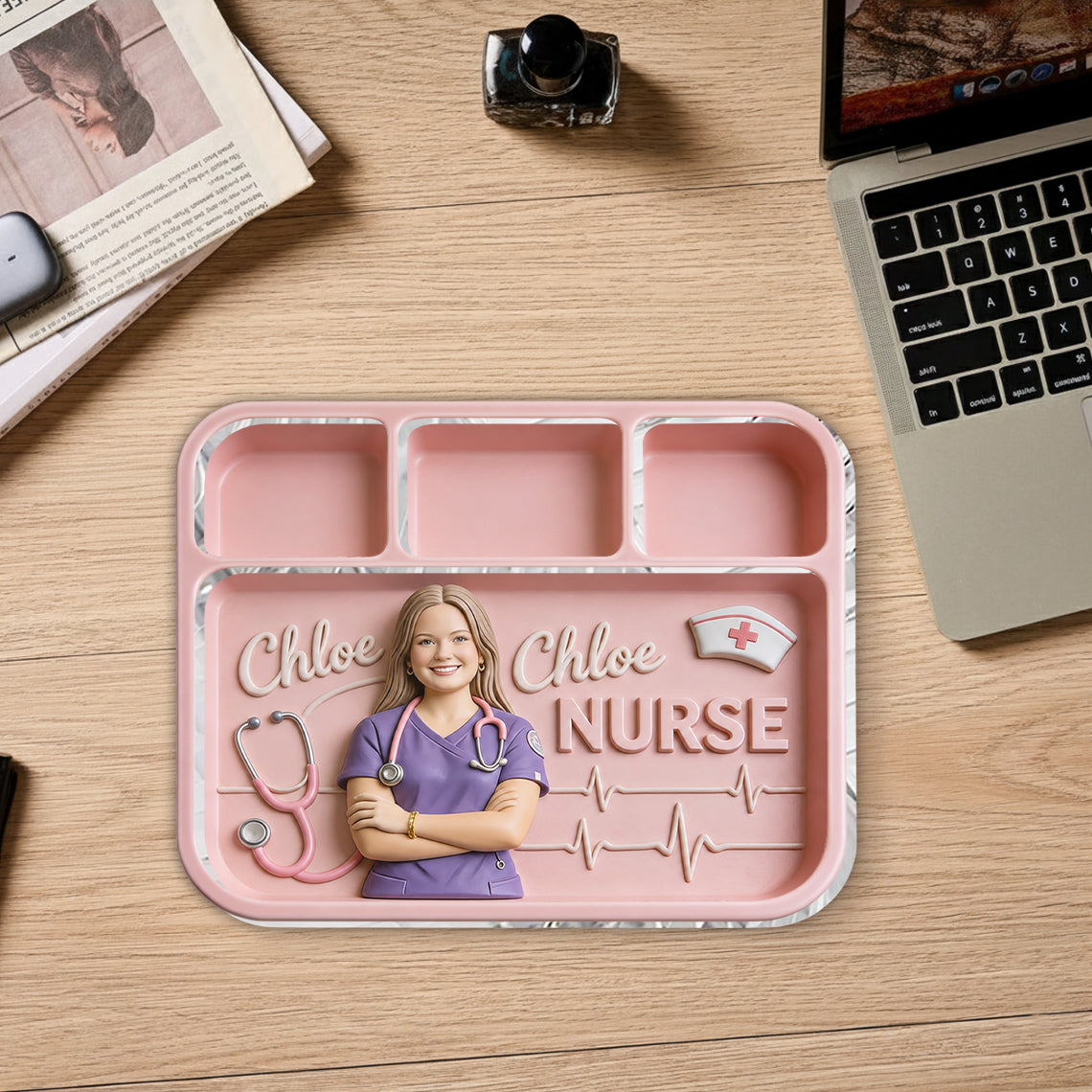 Nurse Life - Personalized Nurse Catch-All Tray