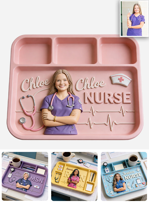 Nurse Life - Personalized Nurse Catch-All Tray