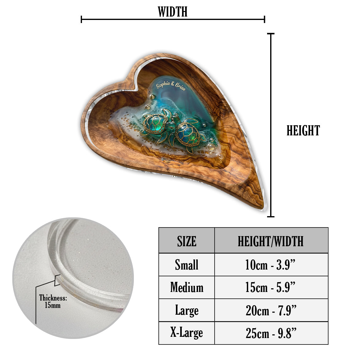 You & Me We Got This - Personalized Turtle Catch-All Tray