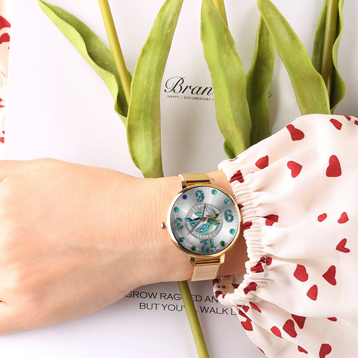 Love Turtle - Personalized Turtle Women Hand Watch