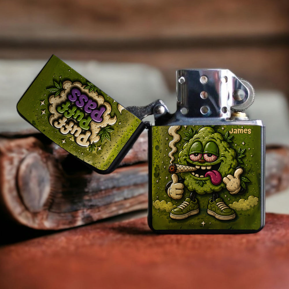 Rolling Tray for Stoners - Personalized Weed Catch-All Tray With Lighter