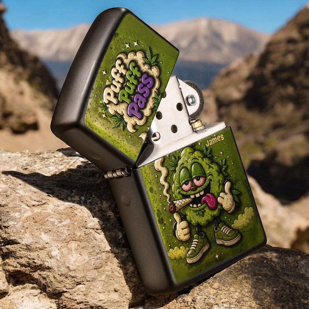 Rolling Tray for Stoners - Personalized Weed Catch-All Tray With Lighter