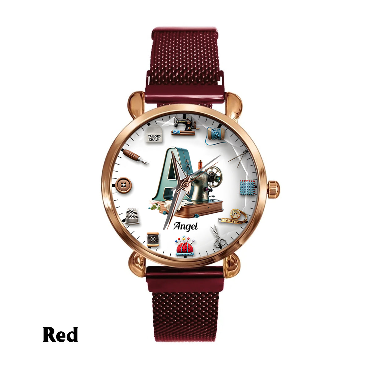 Love Sewing - Personalized Sewing Women Hand Watch