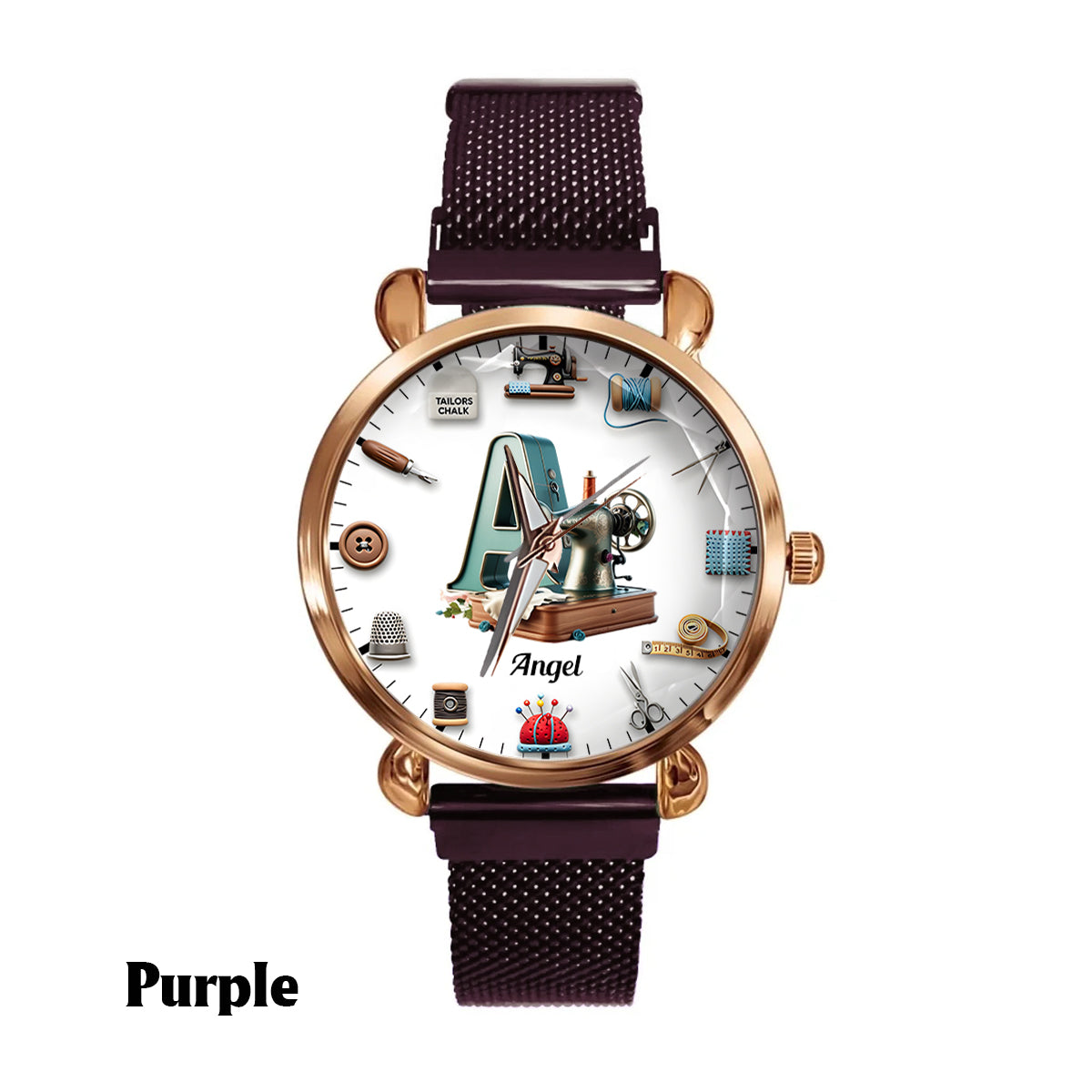 Love Sewing - Personalized Sewing Women Hand Watch