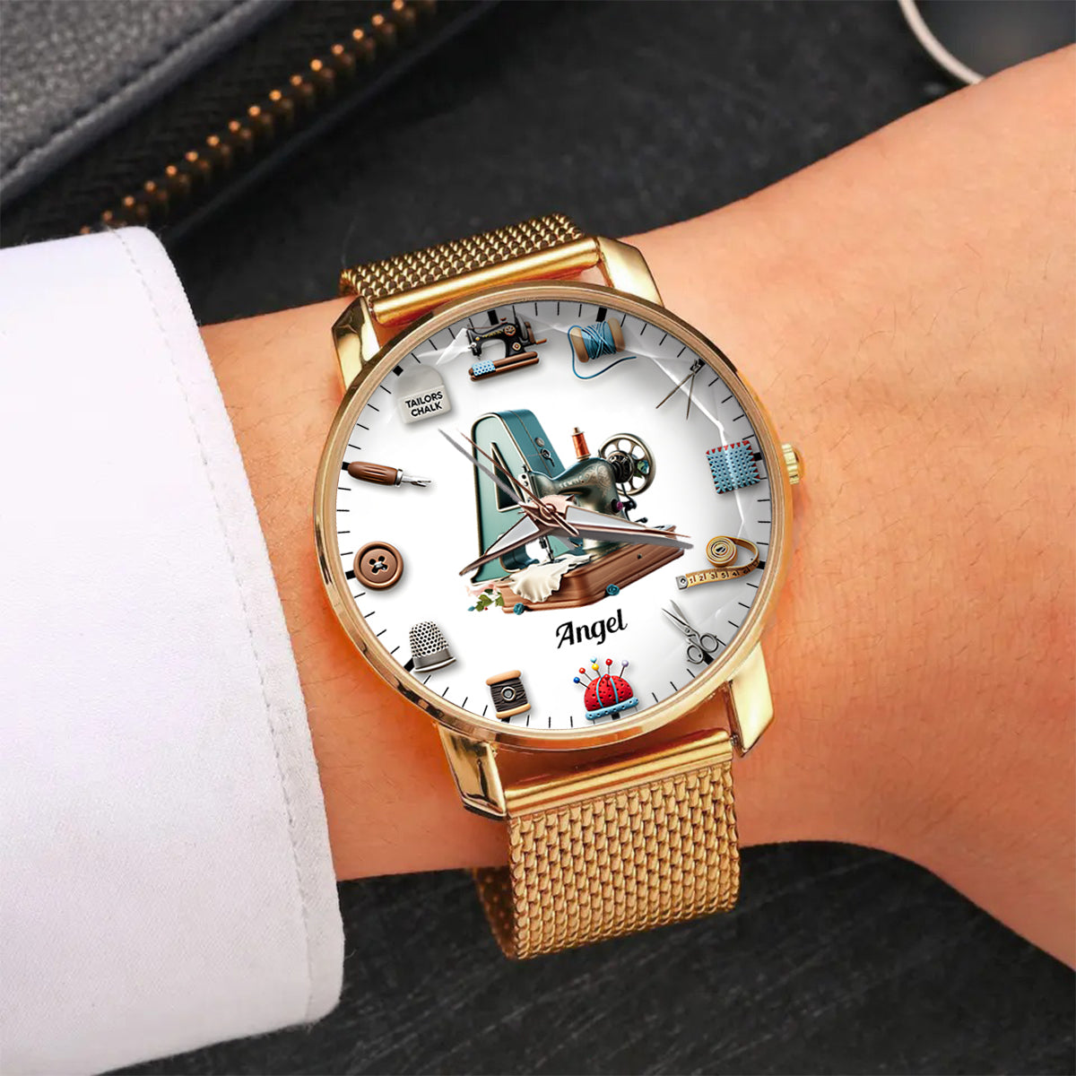 Love Sewing - Personalized Sewing Women Hand Watch