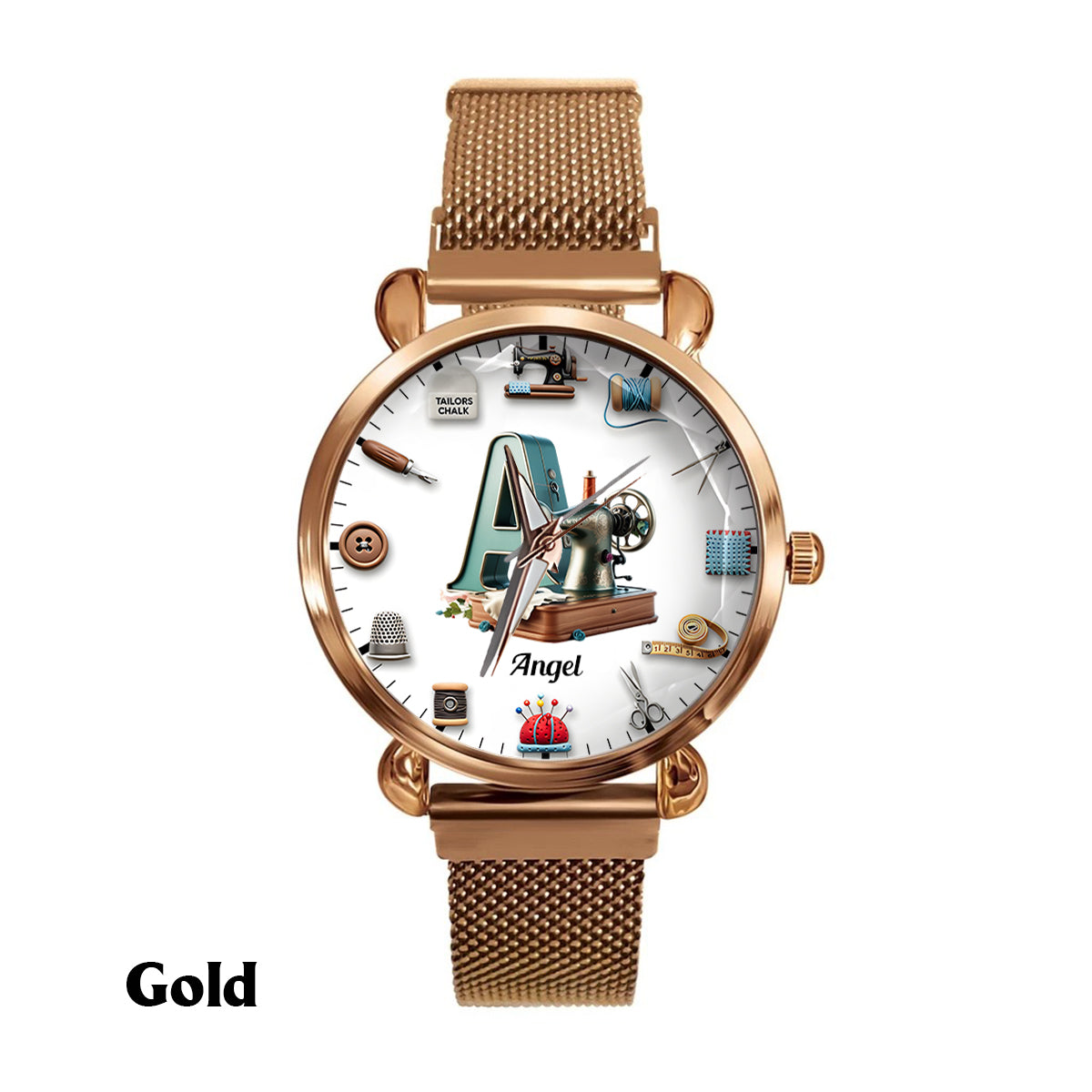 Love Sewing - Personalized Sewing Women Hand Watch