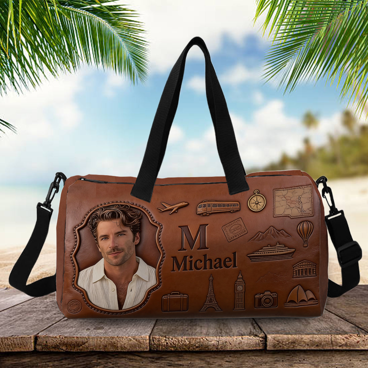 Men Luxury Travel Item - Personalized Travelling Duffle Bag