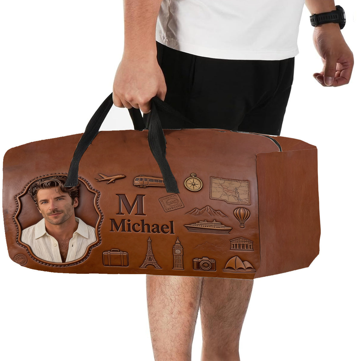 Men Luxury Travel Item - Personalized Travelling Duffle Bag