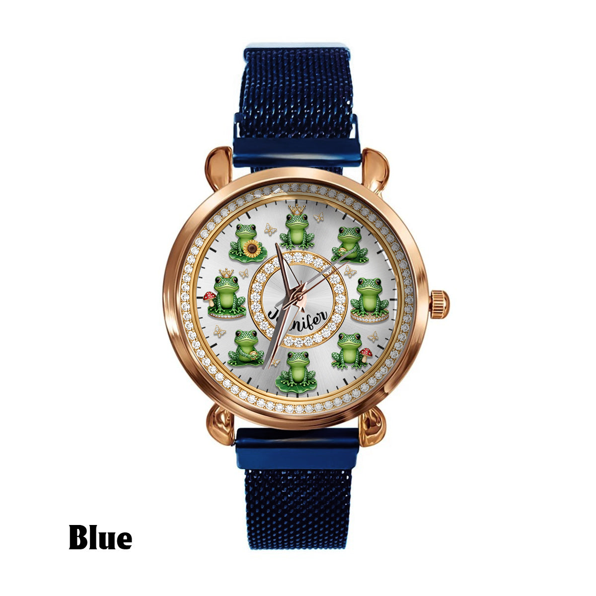 Love Frogs - Personalized Frog Women Hand Watch