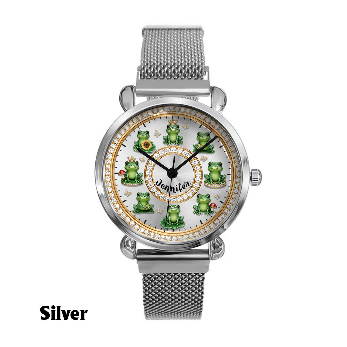 Love Frogs - Personalized Frog Women Hand Watch